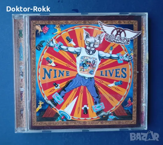 Aerosmith - nine lives 1998 CD, снимка 1