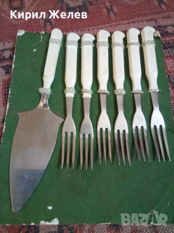 Комплект вилици за торта 22062, снимка 2 - Колекции - 53389400