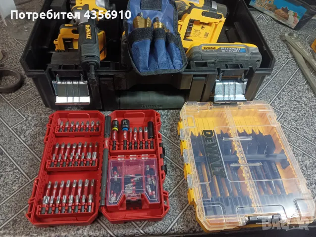 Винтоверт комплект DEWALT , снимка 4 - Винтоверти - 48672559