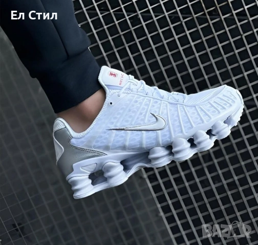 📌Nike shox tl white 36 37 38 39 41 41 42 43 44 45 46н Цена 98 евро Еконт, снимка 2 - Маратонки - 53625240