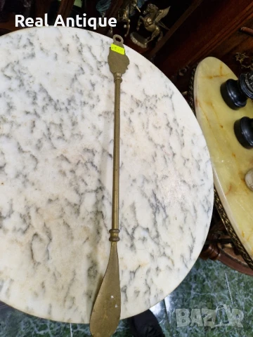 Чудесна антикварна английска бронзова обувалка , снимка 9 - Антикварни и старинни предмети - 50893629