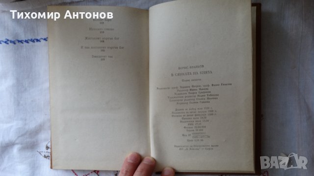 Борис Брайков - В сянката на княза, снимка 8 - Художествена литература - 44424114