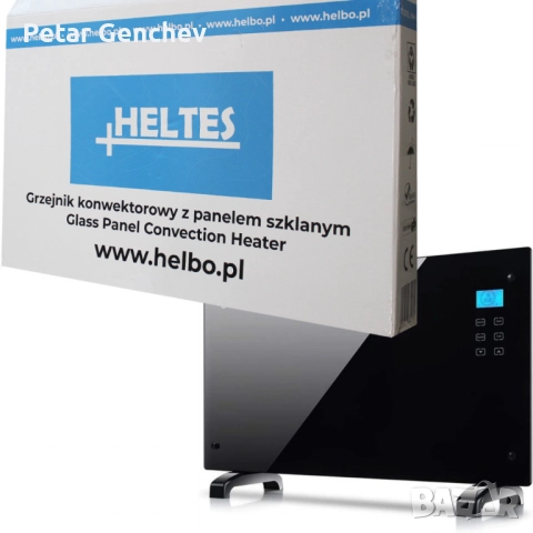Електрически конвектор Heltes 2000W – Стилен и ефективен отоплителен уред с LCD дисплей и седмично п, снимка 6 - Отоплителни печки - 52892550