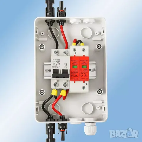 Готово Соларно Табло 32А с Мълниезащита и 2 броя стрингове, снимка 1