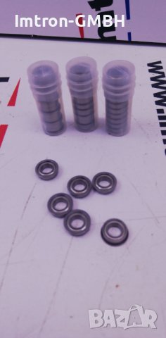  MF106ZZ Flange Bearing Сачмени лагери с фланец с двоен щит 6x10/11.2 x3mm Неръждаема стомана, снимка 4 - Други - 41283429