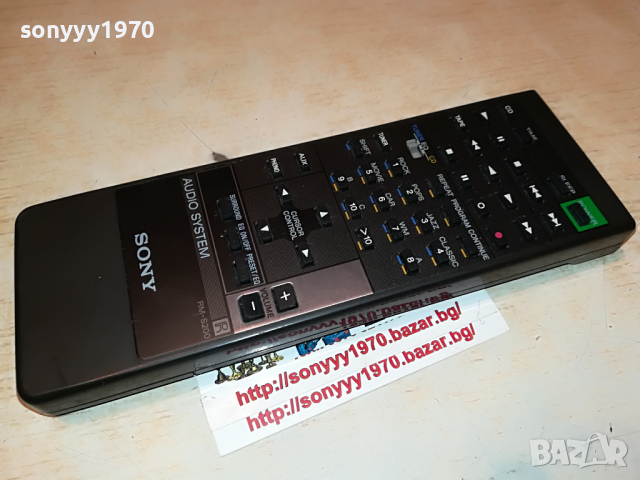 SONY RM-S200 AUDIO SYSTEM REMOTE-ВНОС SWISS 0904222120, снимка 3 - Други - 36400970