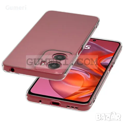 Motorola Moto E15 Силиконов Гръб Със Защита За Камерата, снимка 3 - Калъфи, кейсове - 49192975