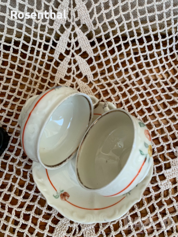 Два броя красиви малки чашки за кафе с подложни чинийки + 2 бонус със забележки, снимка 11 - Чаши - 36277589
