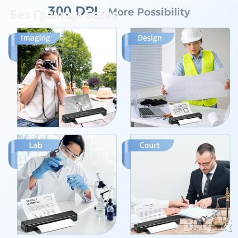 Нов Мобилен Термотрансферен Принтер PhoFuta P831 с USB, 300 DPI, снимка 5 - Принтери, копири, скенери - 44517775