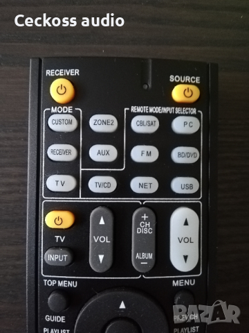 Дистанционно за ресивър ONKYO , снимка 4 - Ресийвъри, усилватели, смесителни пултове - 44580205