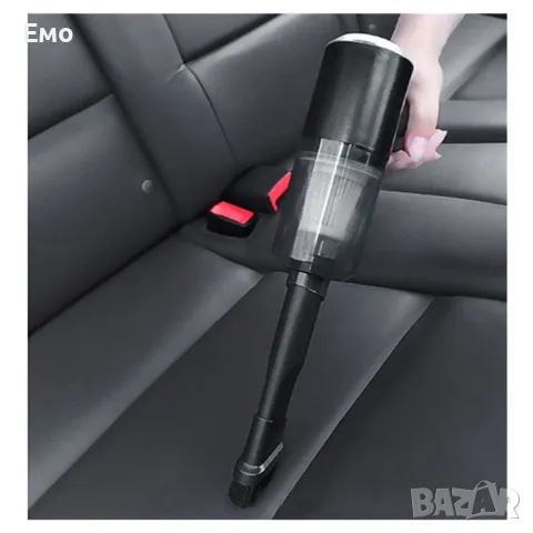 Промоция: Компактна безжична прахосмукачка за дома и автомобила 2800mAh, снимка 5 - Аксесоари и консумативи - 47963383