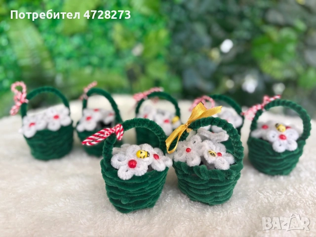 Мартенички вилички, лъжички и кошнички, снимка 8 - Български сувенири - 53368202