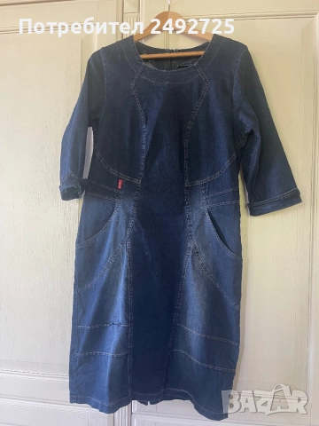 Рокля дънкова, снимка 2 - Туники - 43446413