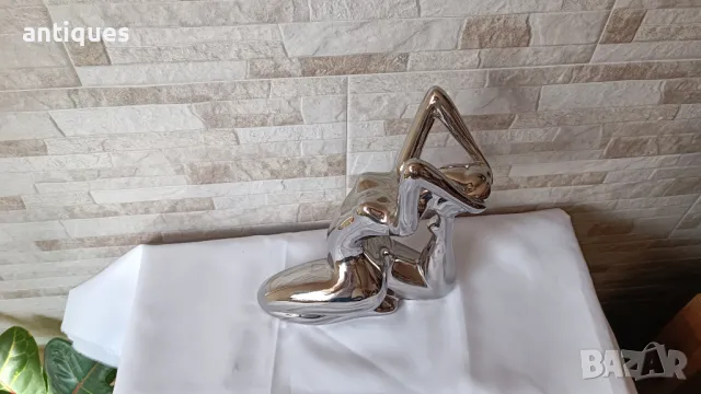 Голяма порцеланова фигура - Жена - 26см, снимка 2 - Антикварни и старинни предмети - 50217693