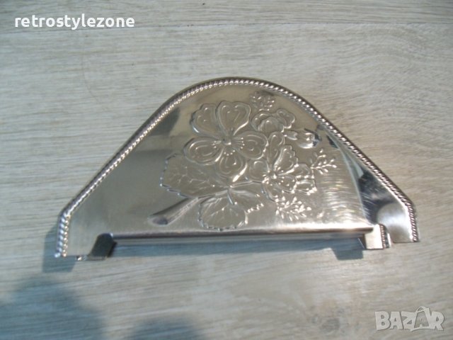 № 7157 стар метален салфетник   , снимка 2 - Други ценни предмети - 42332214