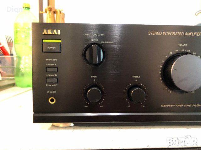 Като нов Akai AM-37, снимка 3 - Ресийвъри, усилватели, смесителни пултове - 41438077