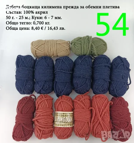Евтини прежди в малки количества - нови и остатъци , снимка 14 - Други - 52042430