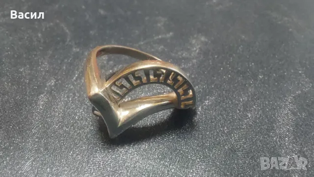 Сребърен дамски пръстен , снимка 4 - Пръстени - 48028397