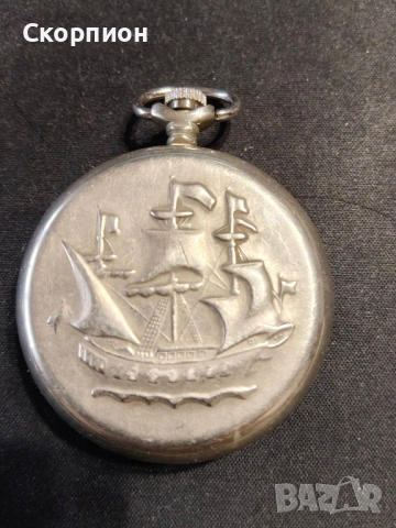 Джобен часовник - Молния - СССР - КОРАБ - Промоция, снимка 10 - Джобни - 51389541