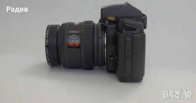 Автофокусен Pentax SFXN 35mm SLR film camera и обектив SMC Pentax-F 28-80mm  f3.5-4.5 macro, снимка 7 - Фотоапарати - 47308116