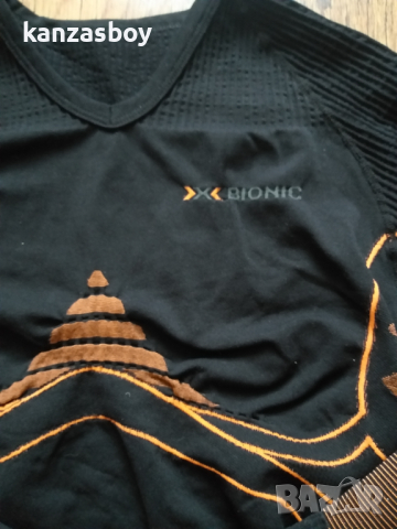 X-Bionic Shirt Energy Accumulator black/orange - мъжка термо блуза КАТО НОВА Л-ХЛ, снимка 5 - Спортни дрехи, екипи - 44828247