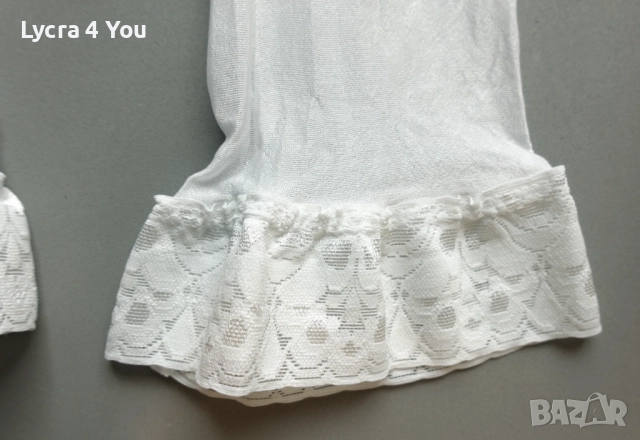 S/M нови бели чорапи с ликра 40 den , снимка 5 - Бельо - 52459999