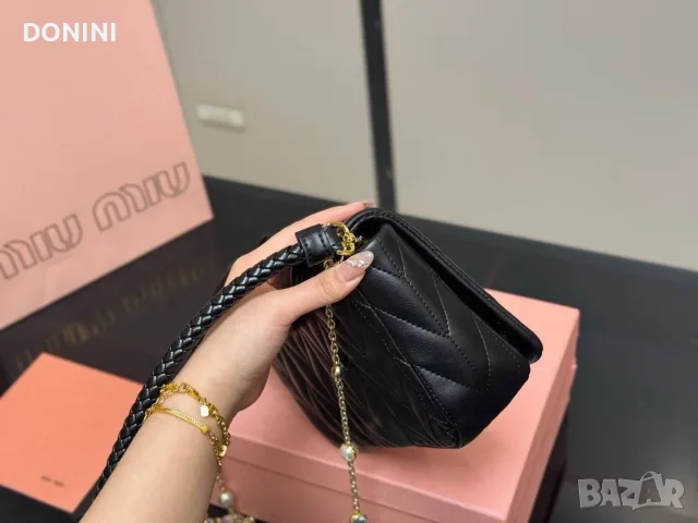 Miu Miu Belair Дамска чанта, кожа , снимка 3 - Чанти - 56010052