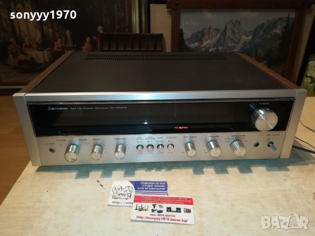 MITSUBISHI DA-R340G RECEIVER-MADE IN JAPAN-SWEDEN 1411210945, снимка 9 - Ресийвъри, усилватели, смесителни пултове - 34797759