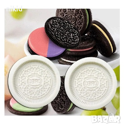 Бисквитка Оре о Ore o орео oreo силиконов молд форма за украса торта фондан гипс шоколад и др