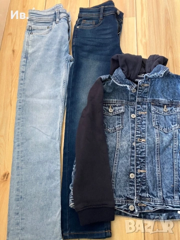 Лот дънки и дънково яке