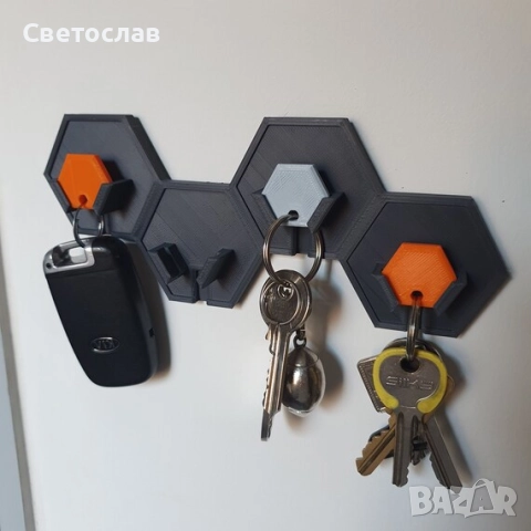 Ключодържател “Hex Hook” – стилен и практичен!, снимка 3 - Други стоки за дома - 52031945