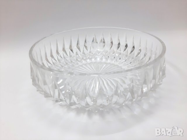 Голяма кристална купа - фруктиера(2.2), снимка 3 - Антикварни и старинни предмети - 34660171