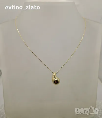 Златни колиета и обеци , снимка 3 - Бижутерийни комплекти - 48078200