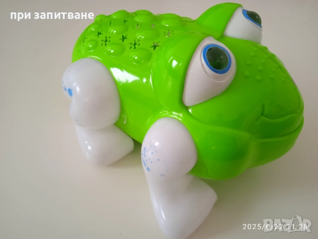 Детски играчки :пистолети, кобур с колан и палка ; Детска играчка Жабок, интерактивна, свети, движи , снимка 9 - Други - 48638653