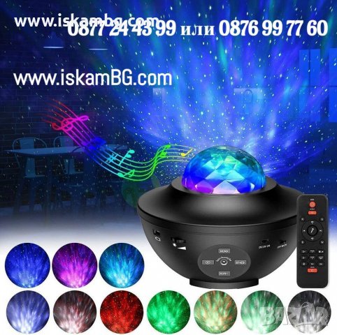 Звезден прожектор и колонка 2в1 - КОД 3853, снимка 12 - Детски нощни лампи - 39904428