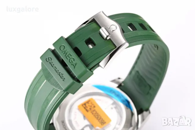 Мъжки часовник OMEGA Seamaster Diver 300M Green с автоматичен механизъм, снимка 9 - Луксозни - 49461685