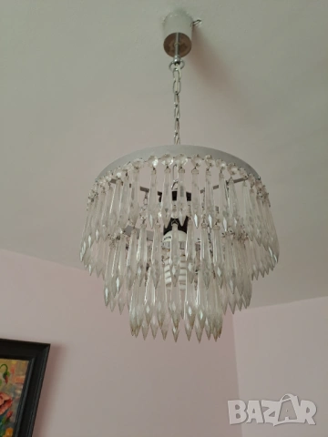 Полилей стъклени кристали, снимка 4 - Полилеи - 52438199