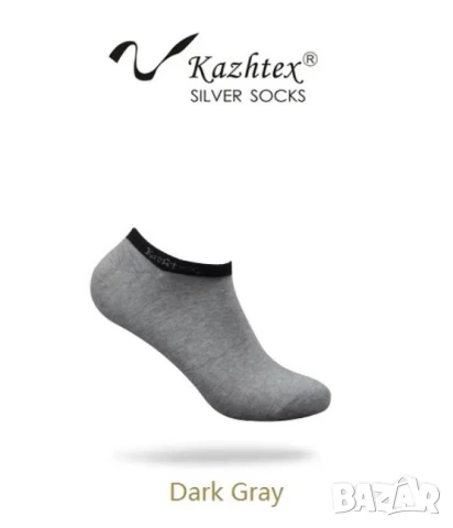 Ag+ Електромагнитна Защита Анти-Електростатични Заземяващи Чорапи Антибактериални Сребърни Нишки EMP, снимка 2 - Други - 51042081