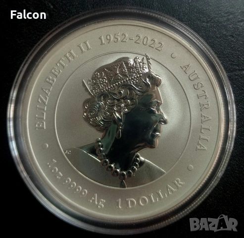 1 Oz сребърна инвестиционна монета Австралийски Лунар Дракон 2024, снимка 2 - Нумизматика и бонистика - 53753426