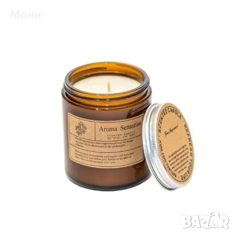 Ароматна свещ от минерален восък, бял чай Westin  Ароматна свещ в бурканче от естествен минерален во