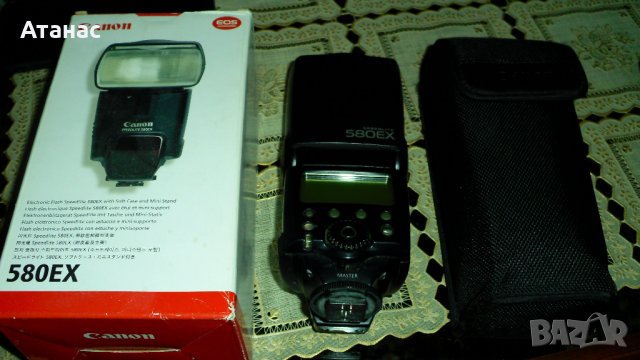 Светкавица CANON 580 EX, снимка 1 - Светкавици, студийно осветление - 44287168