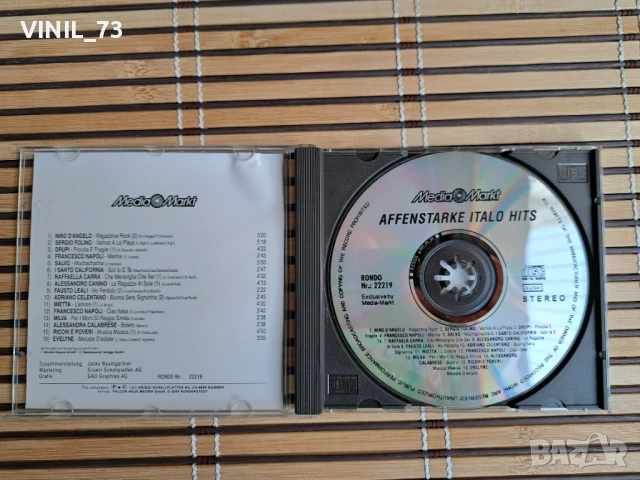Media's Affenstarke Italo Hits, снимка 2 - CD дискове - 50957628