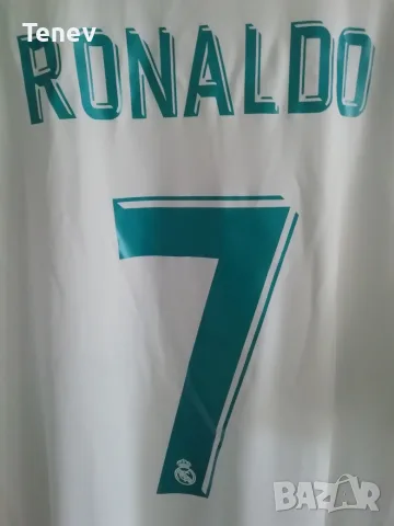 Real Madrid Ronaldo 2017/2018 Adidas 3XL оригинална тениска фланелка Реал Мадрид Роналдо екип , снимка 3 - Тениски - 43079626