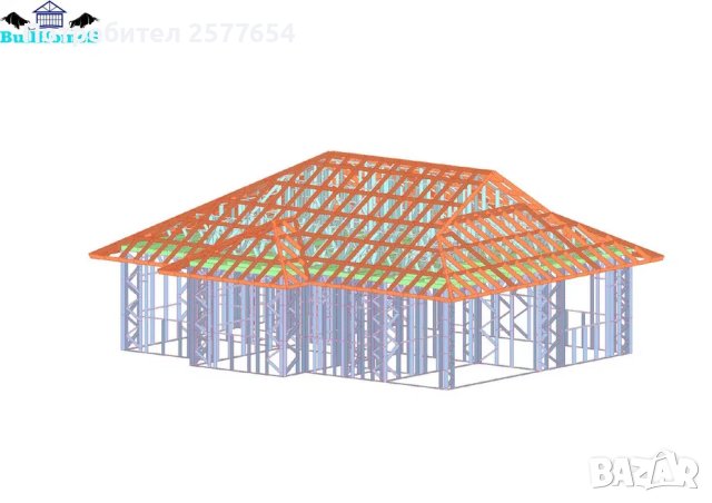 Къща,Бунгало,Преместваема къща,Сглобяеми къщи,Модулни,Жилищни-106,9м², снимка 2 - Строителни материали - 44146734