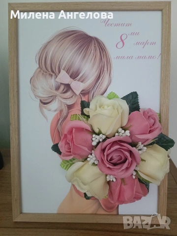 Картини със сапунени рози, снимка 4 - Картини - 53012284