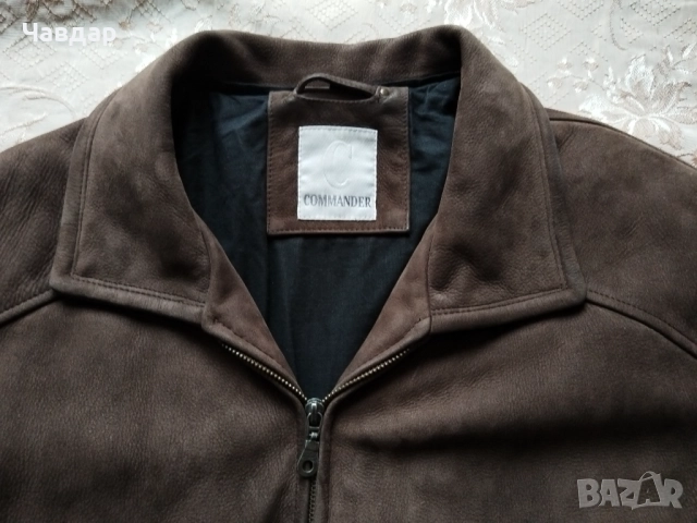 Мъжко кожено яке COMMANDER - размер XL/XXL