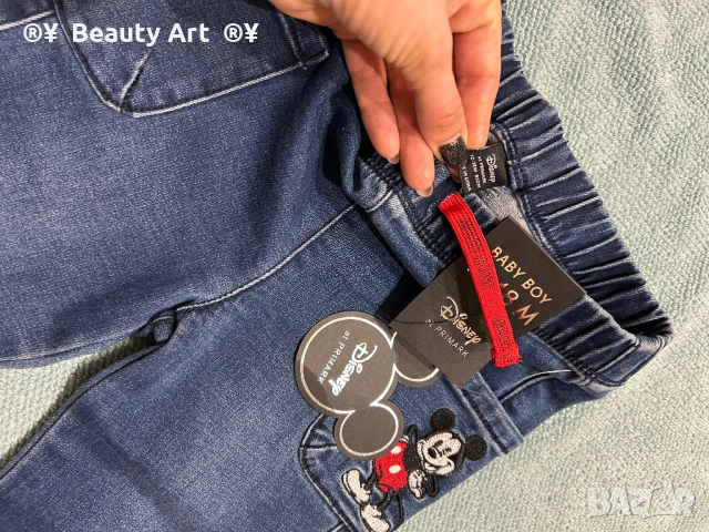 Нови дънки с етикет 92-98 , снимка 8 - Бебешки дънки - 44708771