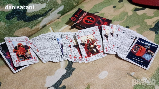 Колекционерски фенски комплект Дедпул Стилбук,Шапка,Карти и Метална табела, снимка 14 - Blu-Ray филми - 53500471