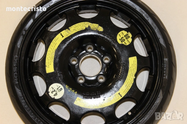 Резервна гума патерица Mercedes W211 E-Class (2002-2009г.) 5x112 66.6, снимка 9 - Гуми и джанти - 53504548