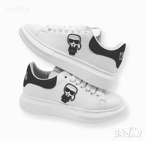 Karl Lagerfeld Бели Мъжки Маратонки 